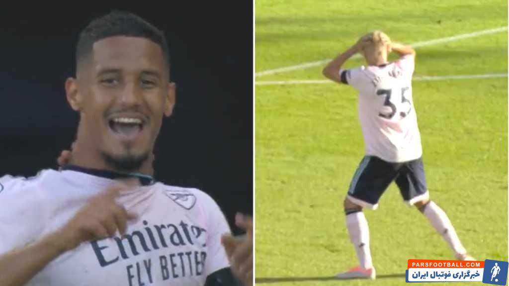 حیرت و تعجب اولکساندر زینچنکو از گل زیبای ویلیام سالیبا برای آرسنال