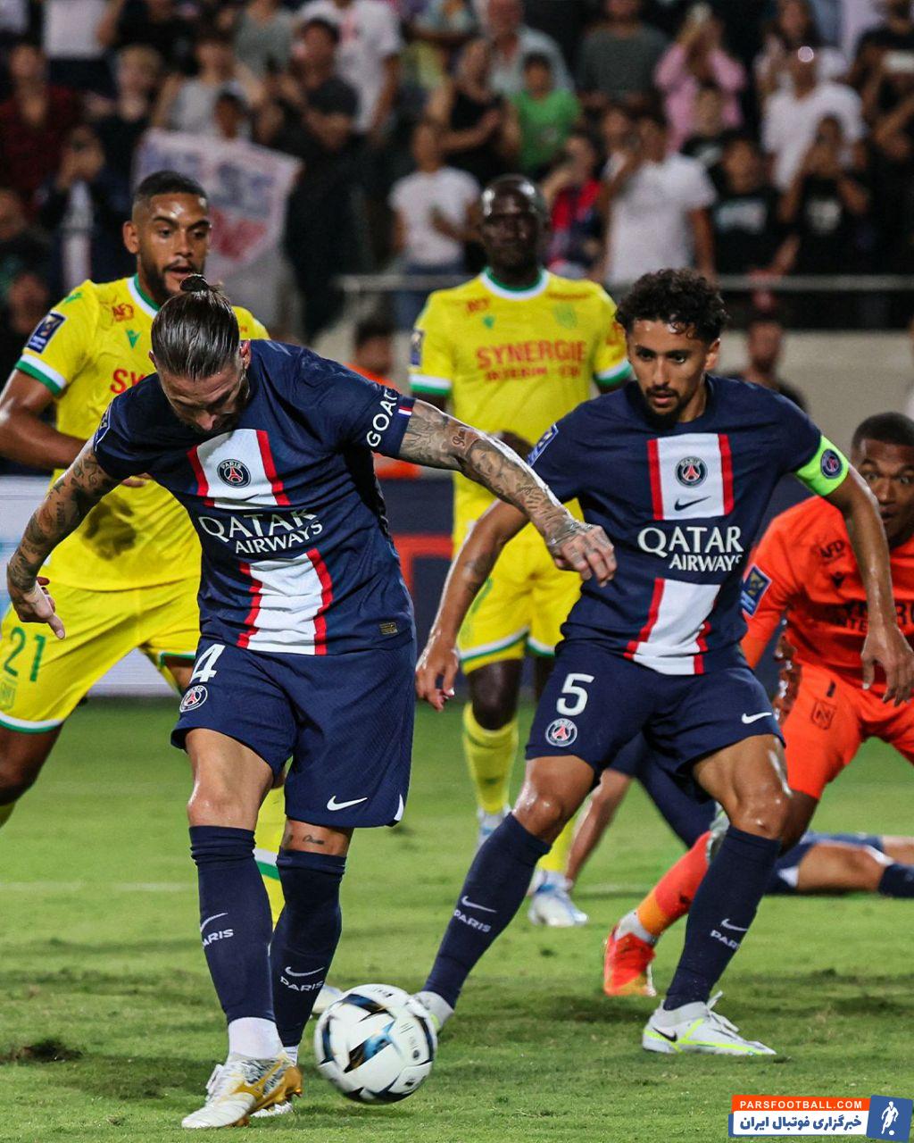 فتح سوپرجام فرانسه توسط پاری سن ژرمن با برتری برابر نانت