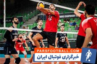 تیم ملی والیبال مصر برابر ایران