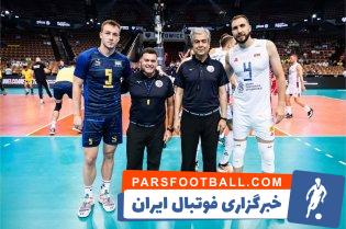 قضاوت ابراهیم فیروزی در دیدار دو تیم والیبال صربستان و اوکراین 