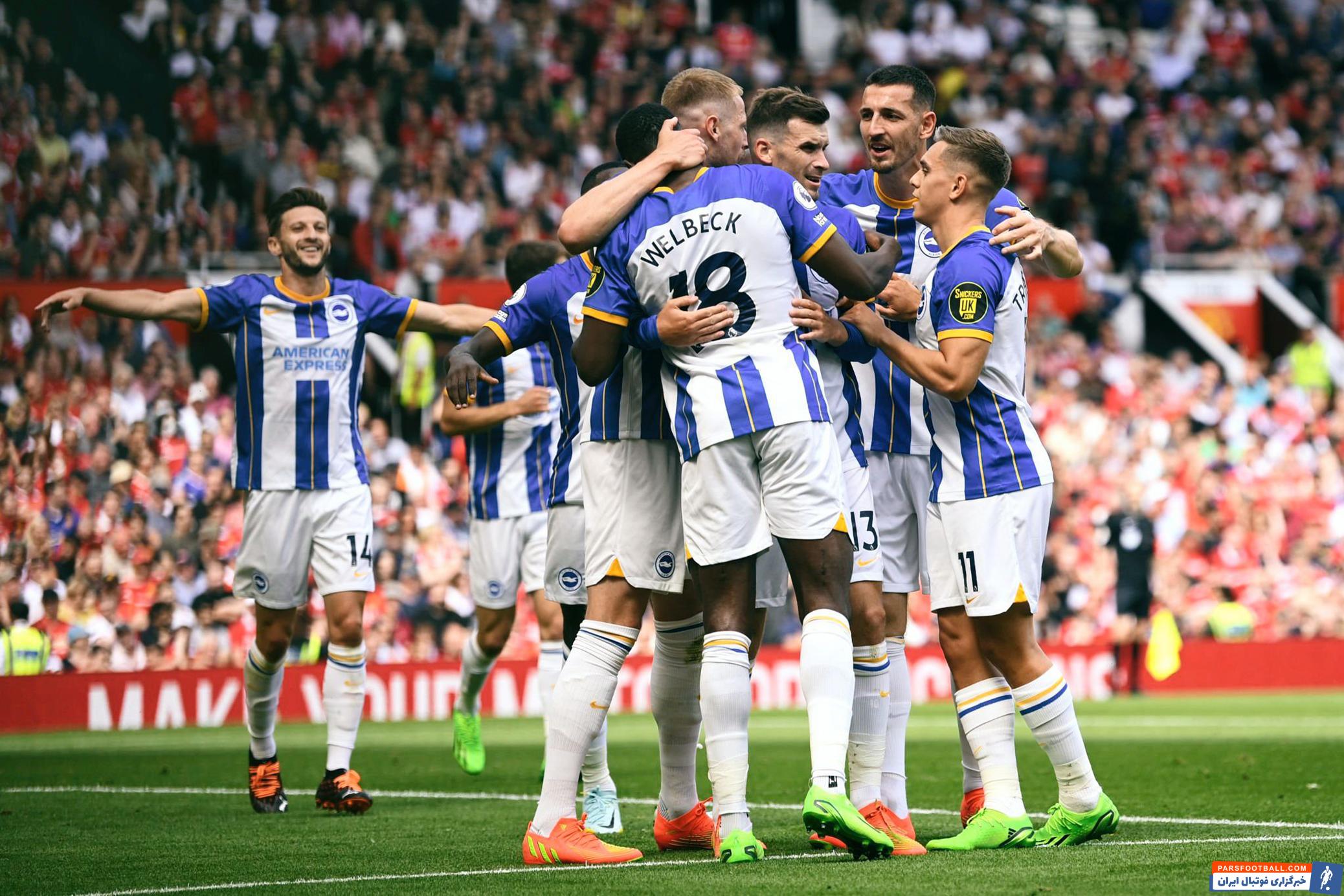 شکست منچستریونایتد برابر برایتون در اولین دیدار فصل