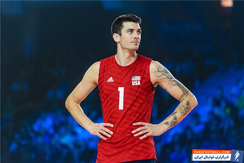 آمادگی متئو اندرسون برای حضور در مسابقات والیبال قهرمانی جهان