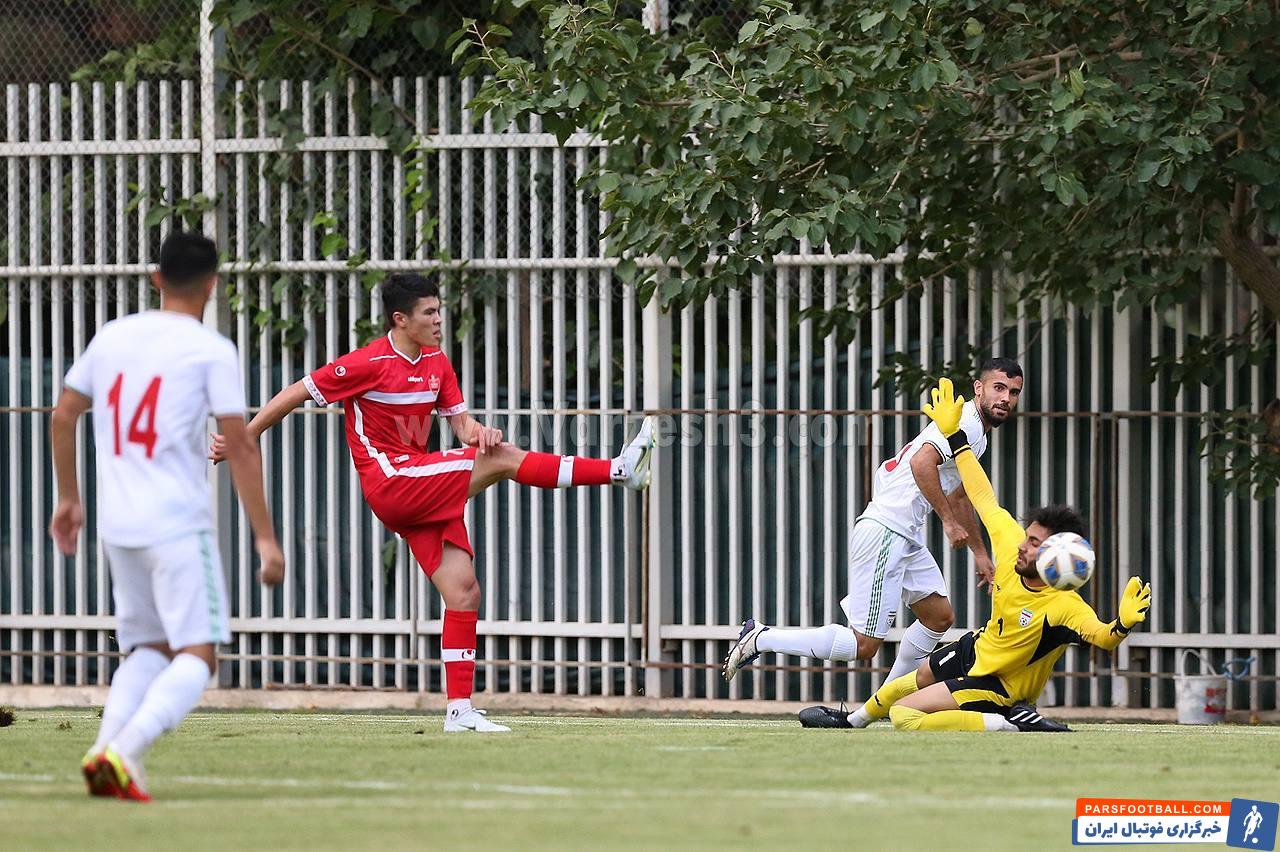 گلزنی شرزود تمیروف برای پرسپولیس در دیدار برابر تیم امید