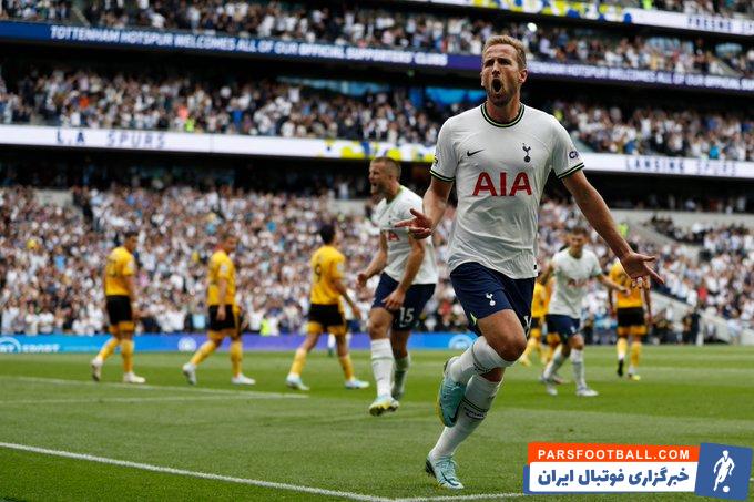 پیروزی دشوار تاتنهام برابر ولورهمپتون با تک گل هری کین