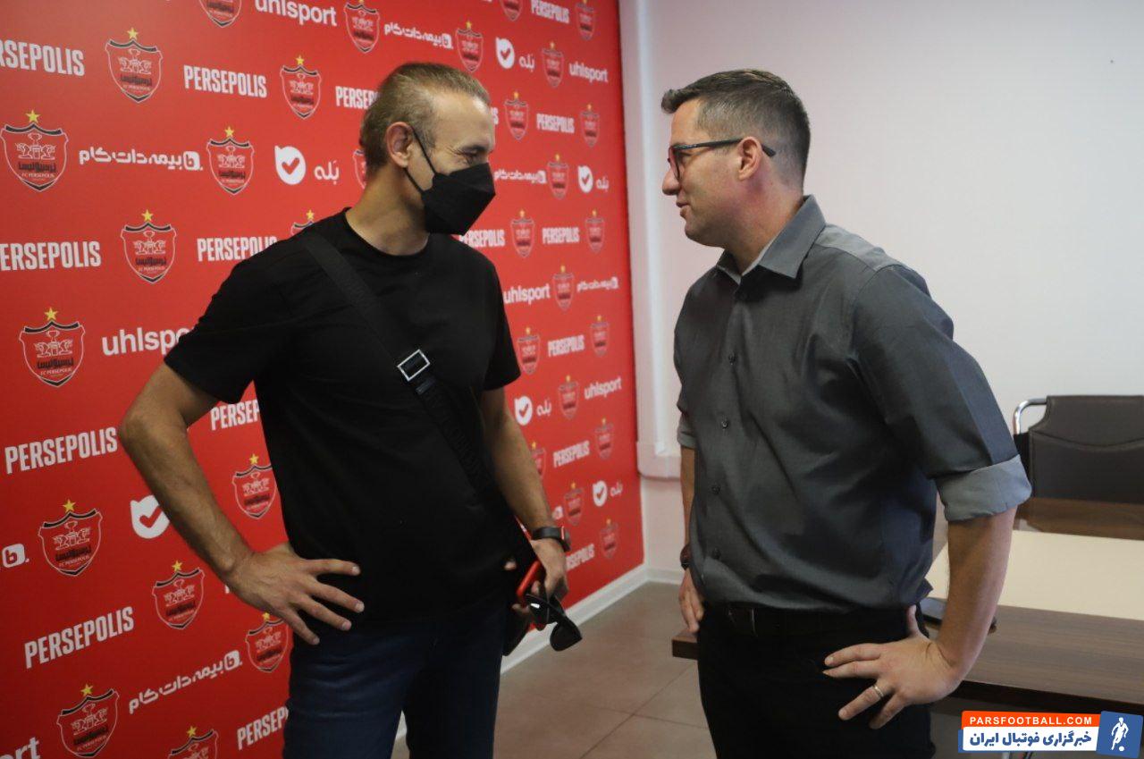 جلسه خصوصی مشترک بین یحیی گل محمدی و اوسمار لوس