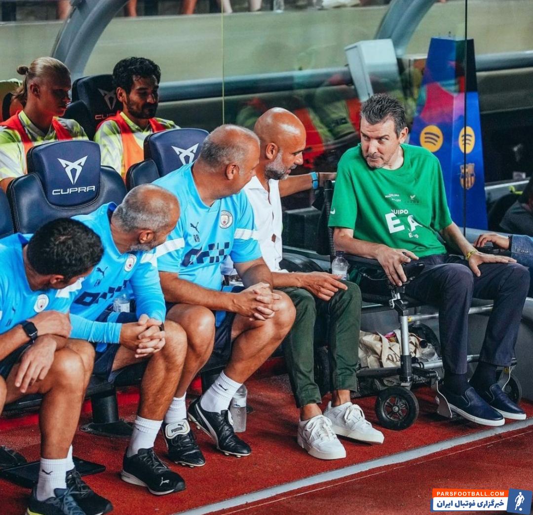 تساوی 3 بر 3 بارسلونا و منچسترسیتی در دیداری دوستانه