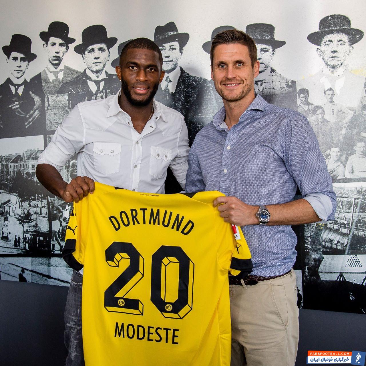 عقد رسمی قرارداد دورتموند با آنتونی مودست