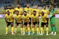 خنده های جالب بازیکنان سپاهان پیش از آغاز دیدار برابر نساجی