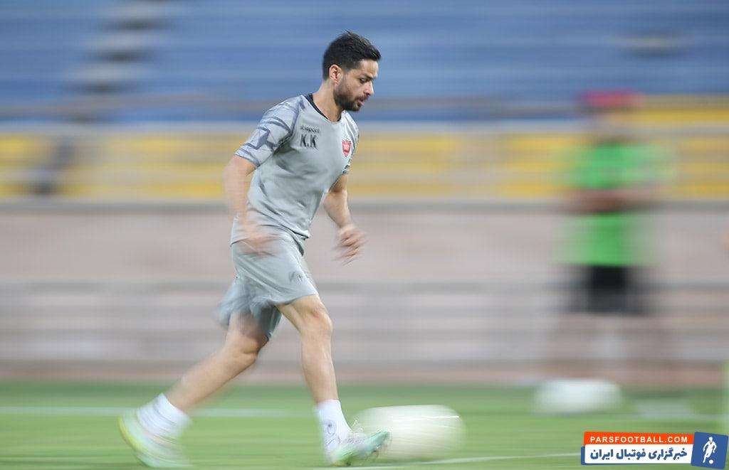 کمال کامیابینیا آماده دومین تجربه کاپیتانی برای پرسپولیس برابر فولاد
