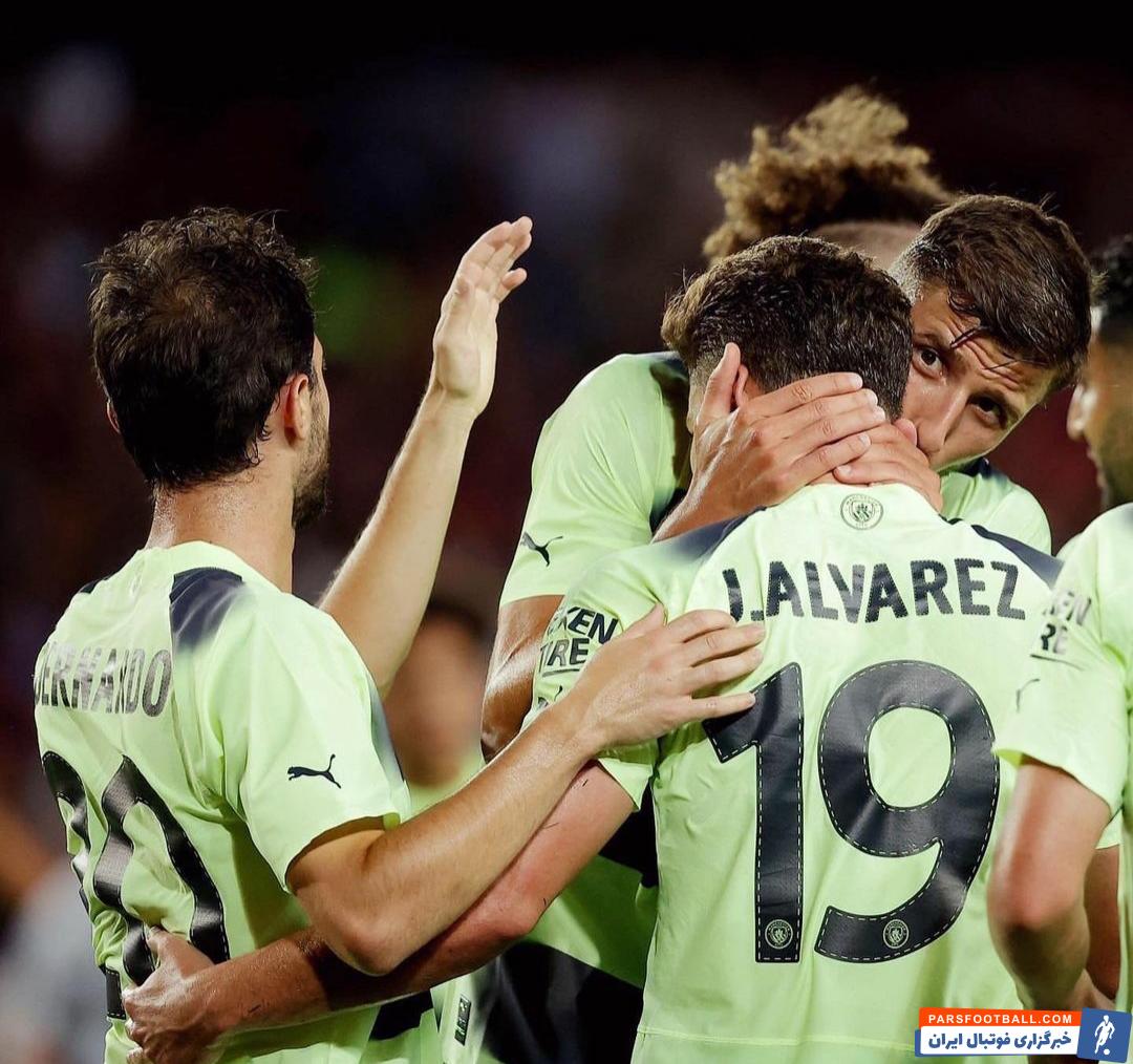 تساوی 3 بر 3 بارسلونا و منچسترسیتی در دیداری دوستانه