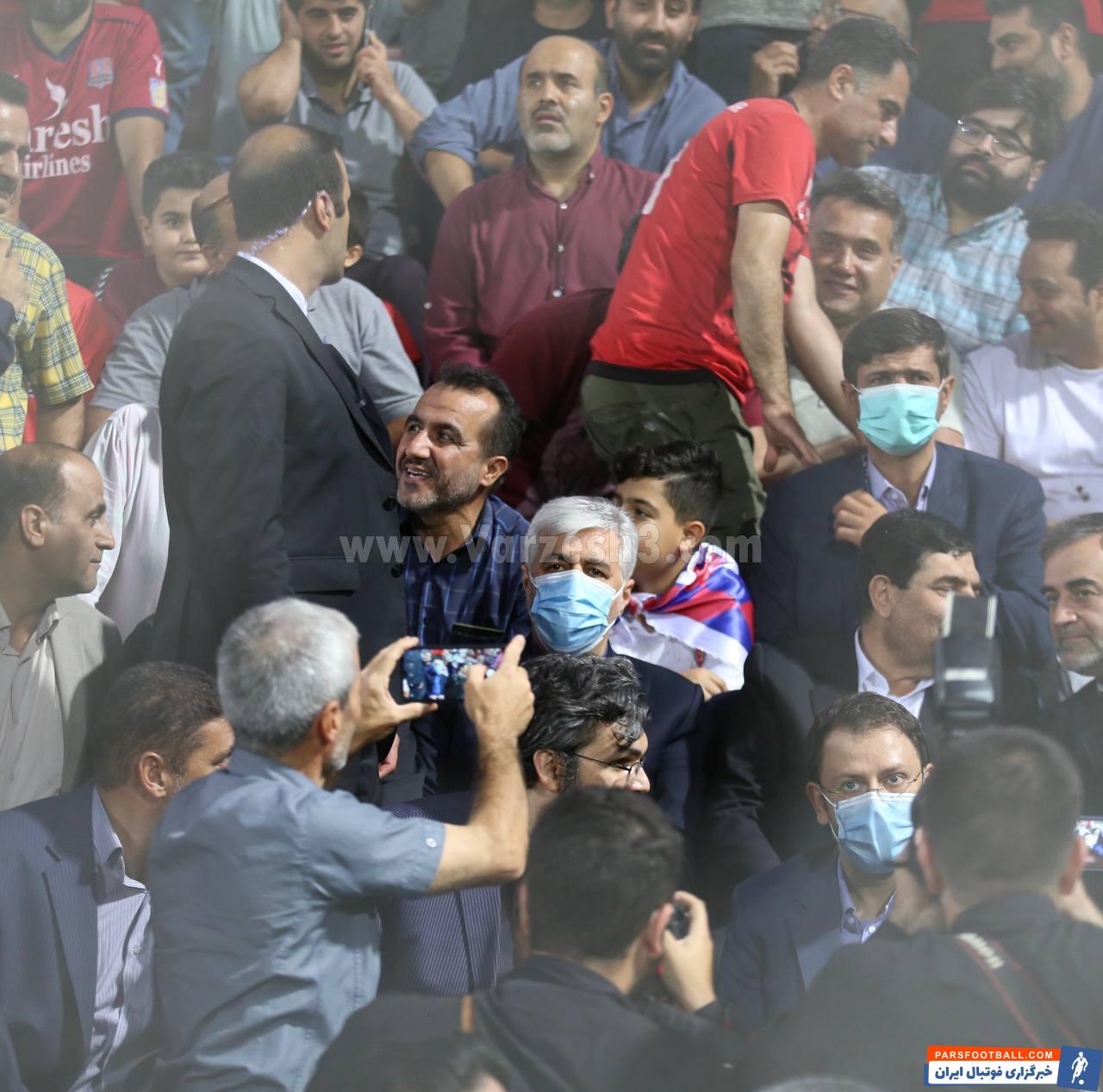 حمید سجادی در ورزشگاه شهید وطنی