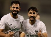 حضور 90 دقیقه ای کنعانی و خلیل زاده در شب پیروزی الاهلی قطر برابر ام صلال