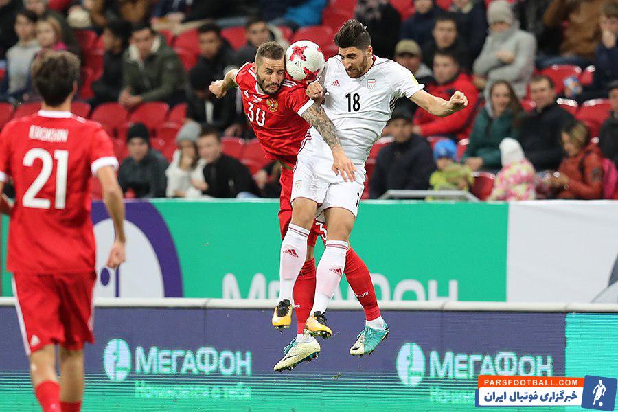 دیدار دوستانه تیم ملی ایران و روسیه