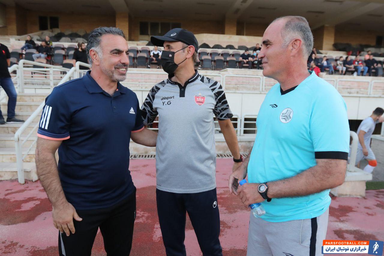 خوش و بش یحیی گل محمدی با محمود فکری