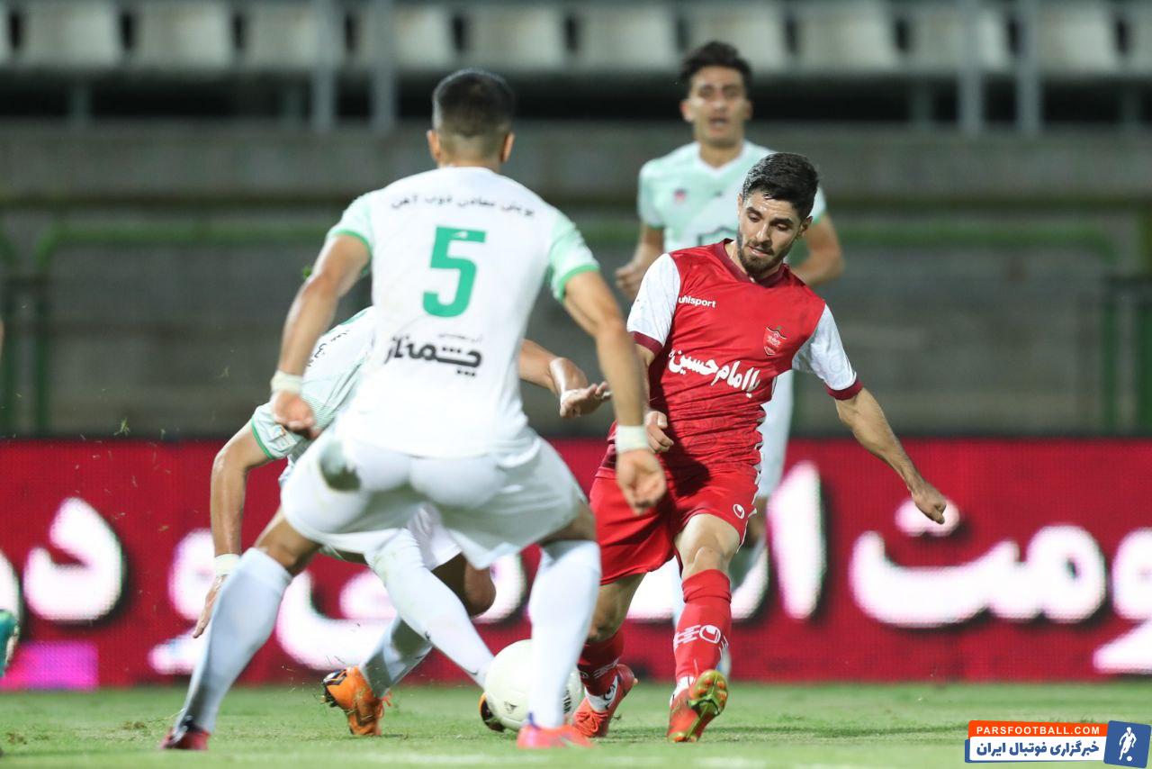 بازی درخشان محمد عمری در بازی دوستانه پرسپولیس و ون پارس اصفهان