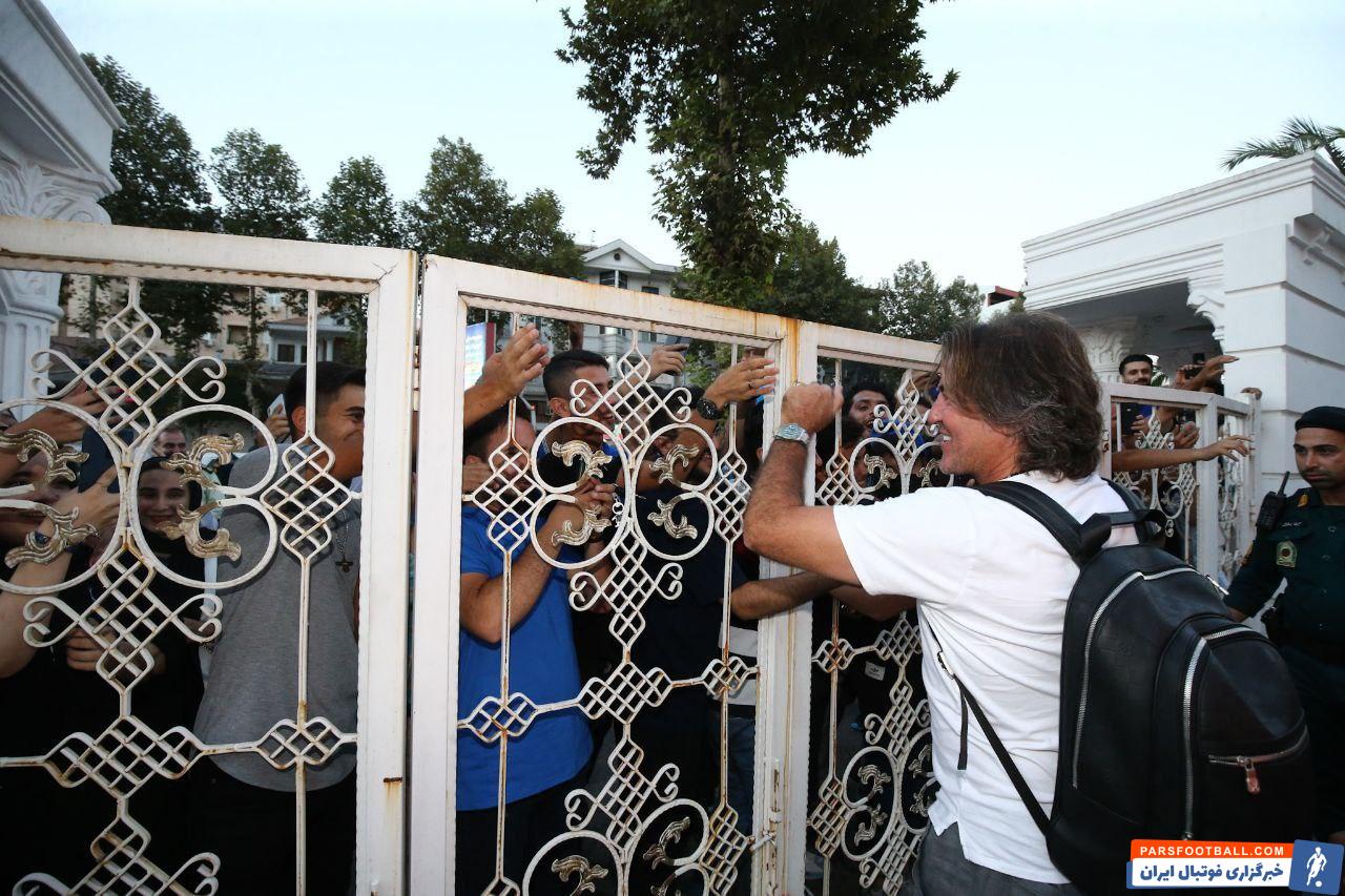 استقبال گرم گیلانی ها از ساپینتو سرمربی استقلال