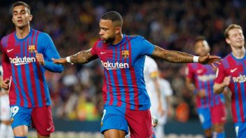 ممفیس دیپای در بارسلونا