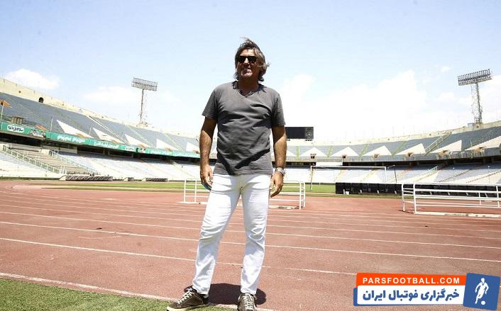 ریکاردو ساپینتو در ورزشگاه آزادی