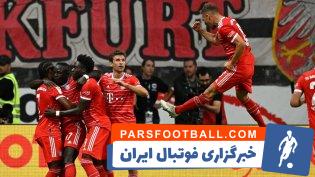 برتری پرگل بایرن مونیخ برابر آینتراخت فرانکفورت در دیدار افتتاحیه بوندسلیگا