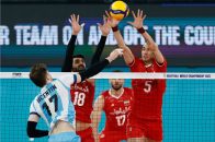 عملکرد دفاعی ضعیف تیم ملی والیبال ایران نسبت به آرژانتین