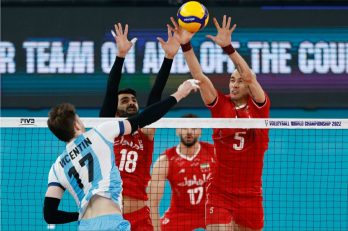 عملکرد دفاعی ضعیف تیم ملی والیبال ایران نسبت به آرژانتین