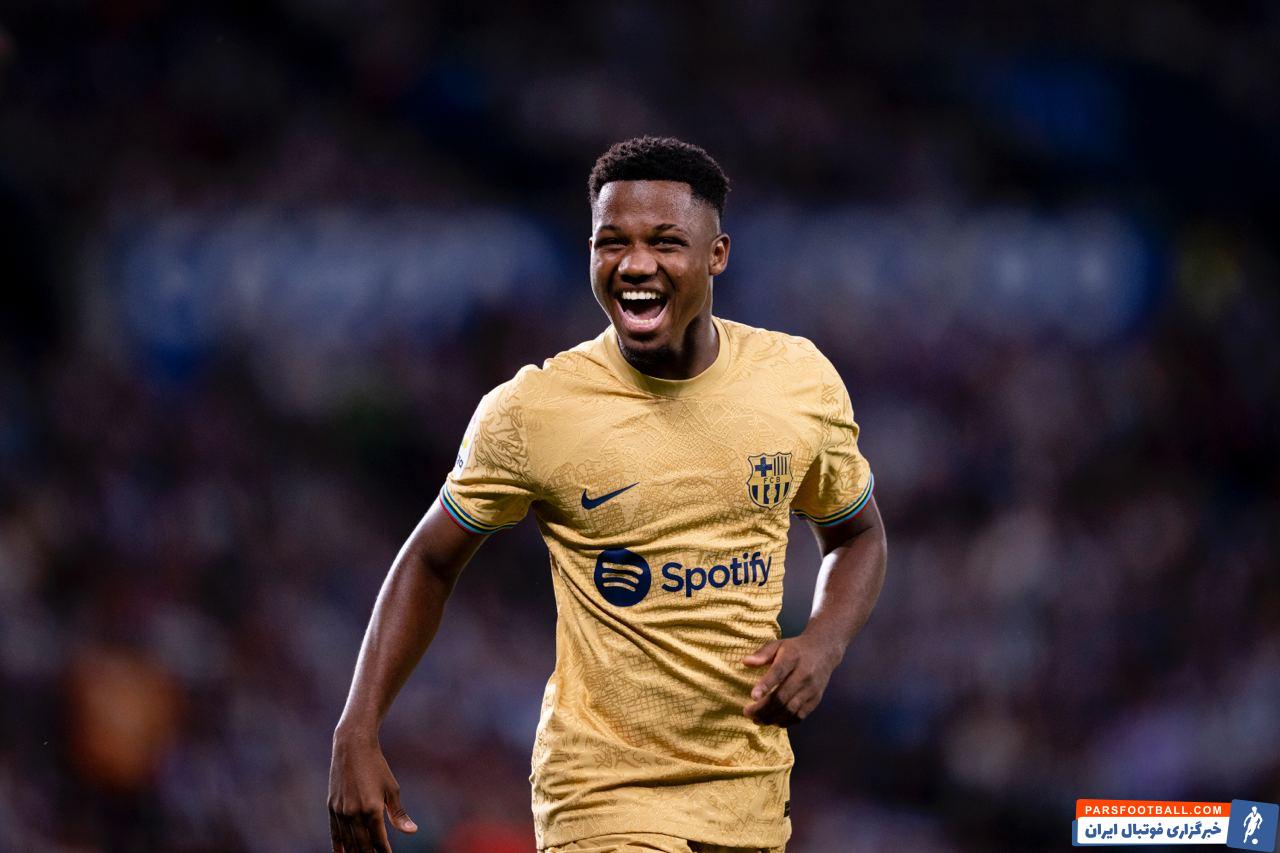 آنسو فاتی در بارسلونا