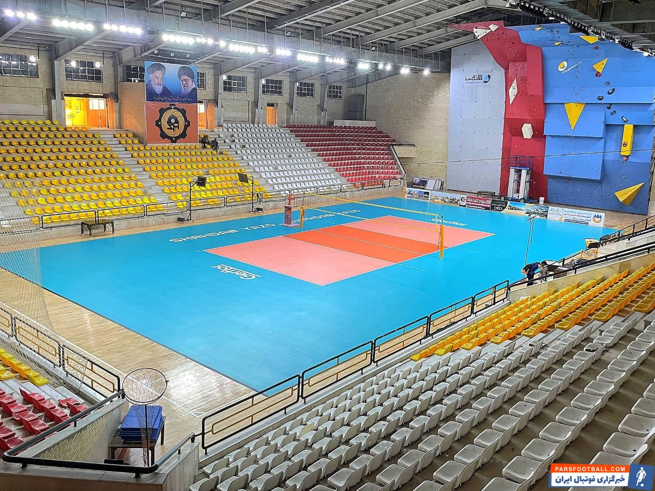 افتتاح ورزشگاه تیم والیبال شهداب یزد