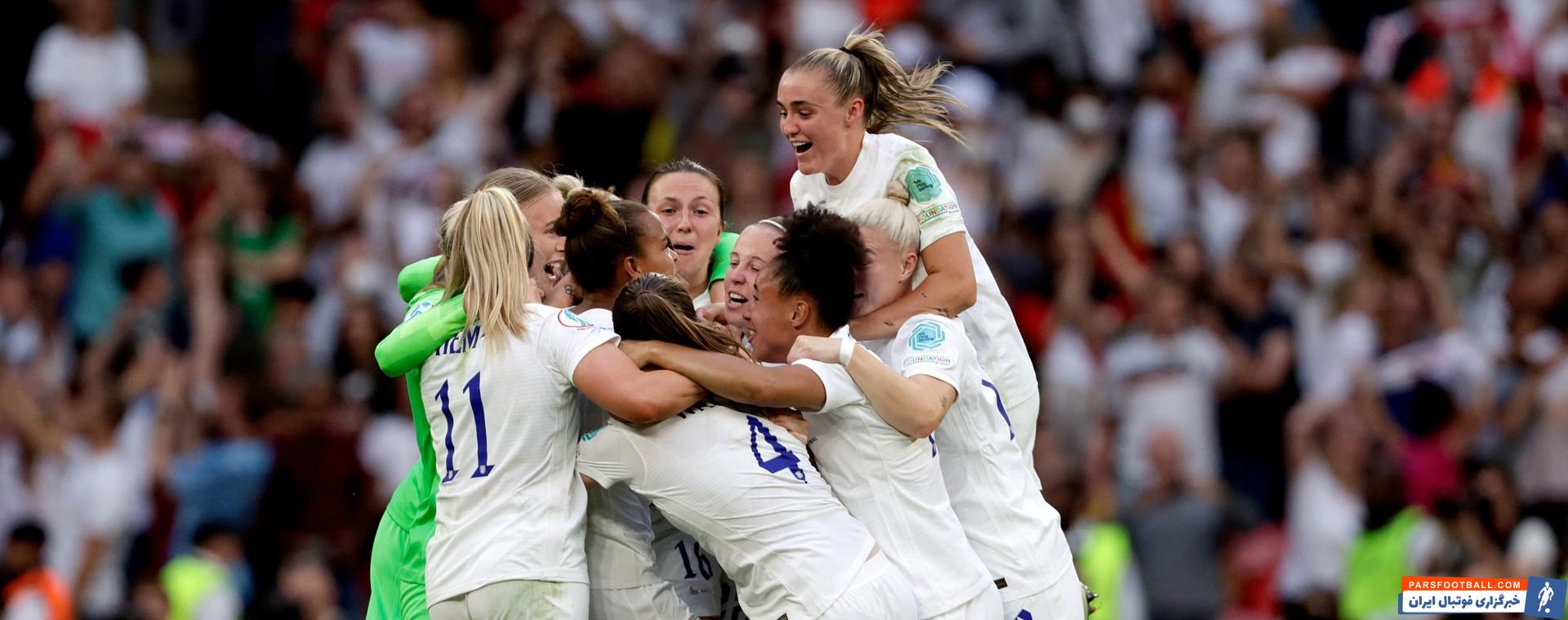 قهرمانی تیم ملی زنان انگلیس در اروپا 