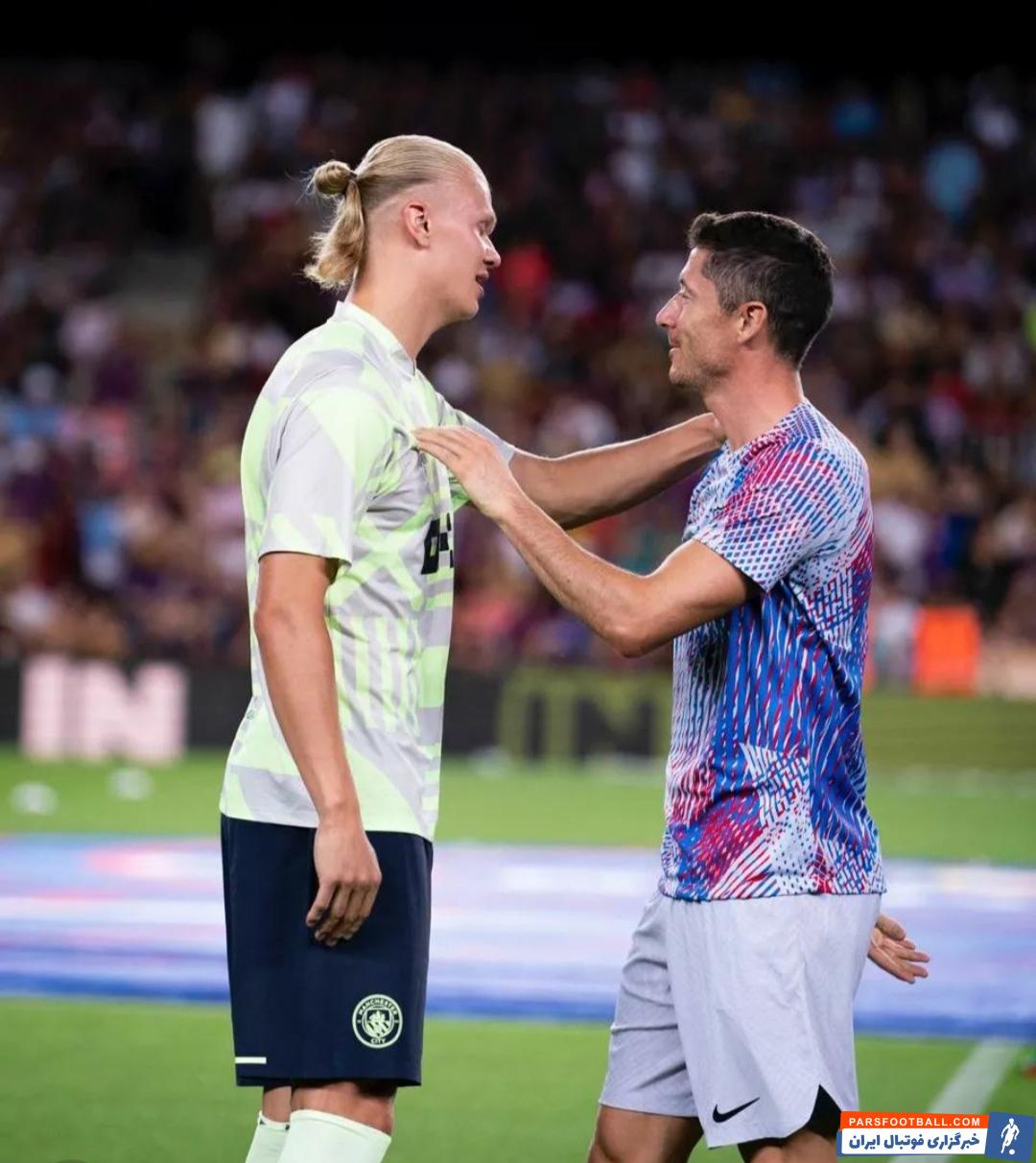 روبرت لواندوفسکی و ارلینگ هالند