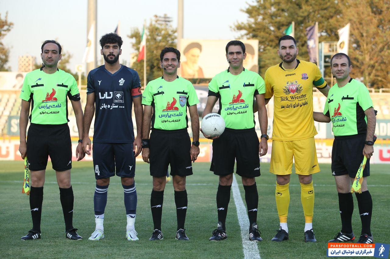 کاپیتانی علیرضا حقیقی در دیدار پیکان و نساجی