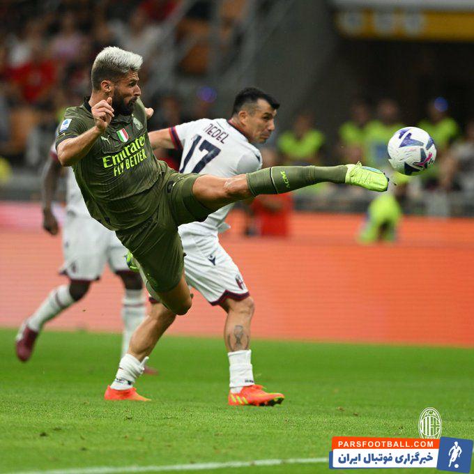 پیروزی 2 گله میلان برابر بولونیا در ورزشگاه سن سیرو