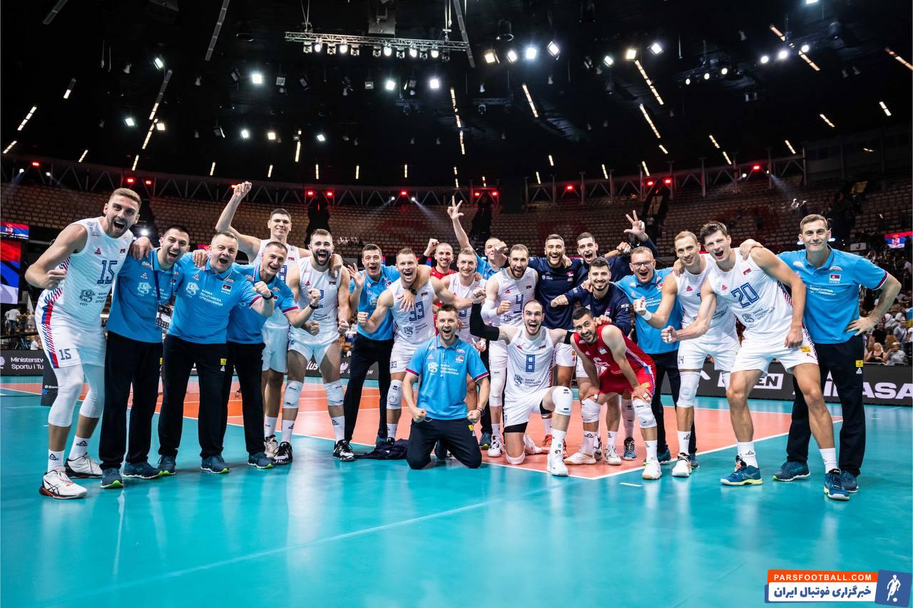 پیروزی صربستان برابر اوکراین در والیبال قهرمانی جهان