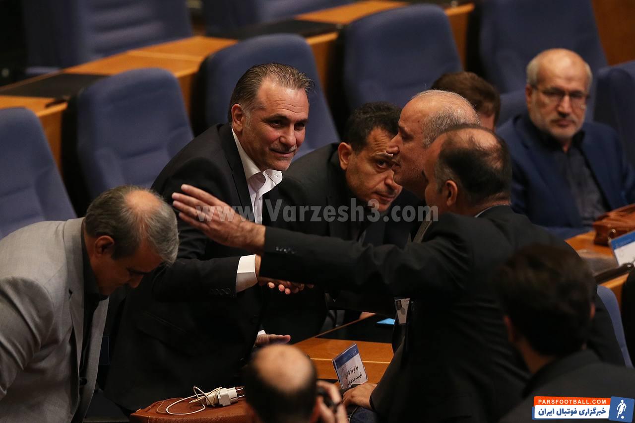 خوش و بش جالب مهدی تاج با میرشاد ماجدی