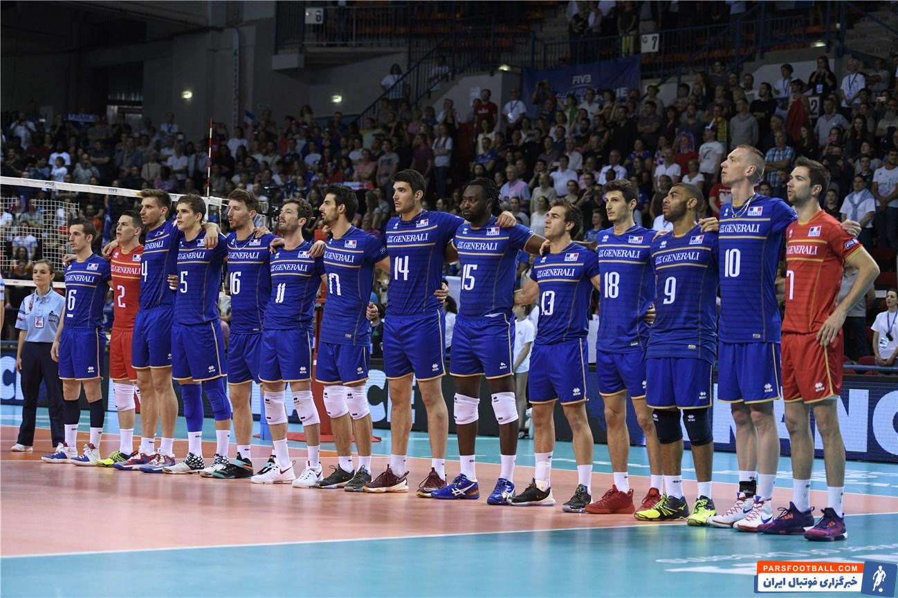 اعلام لیست تیم ملی والیبال فرانسه برای مسابقات قهرمانی جهان