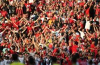 حمید سجادی وزیر ورزش میهمان ویژه بازی پرسپولیس و صنعت نفت آبادان