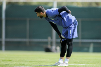 مصدومیت علیرضا بیرانوند در تمرین امروز تیم ملی ایران