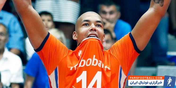 اعتراض نیمیر عبدالعزیز به کوتاه بودن سقف سالن تمرین تیم والیبال هلند