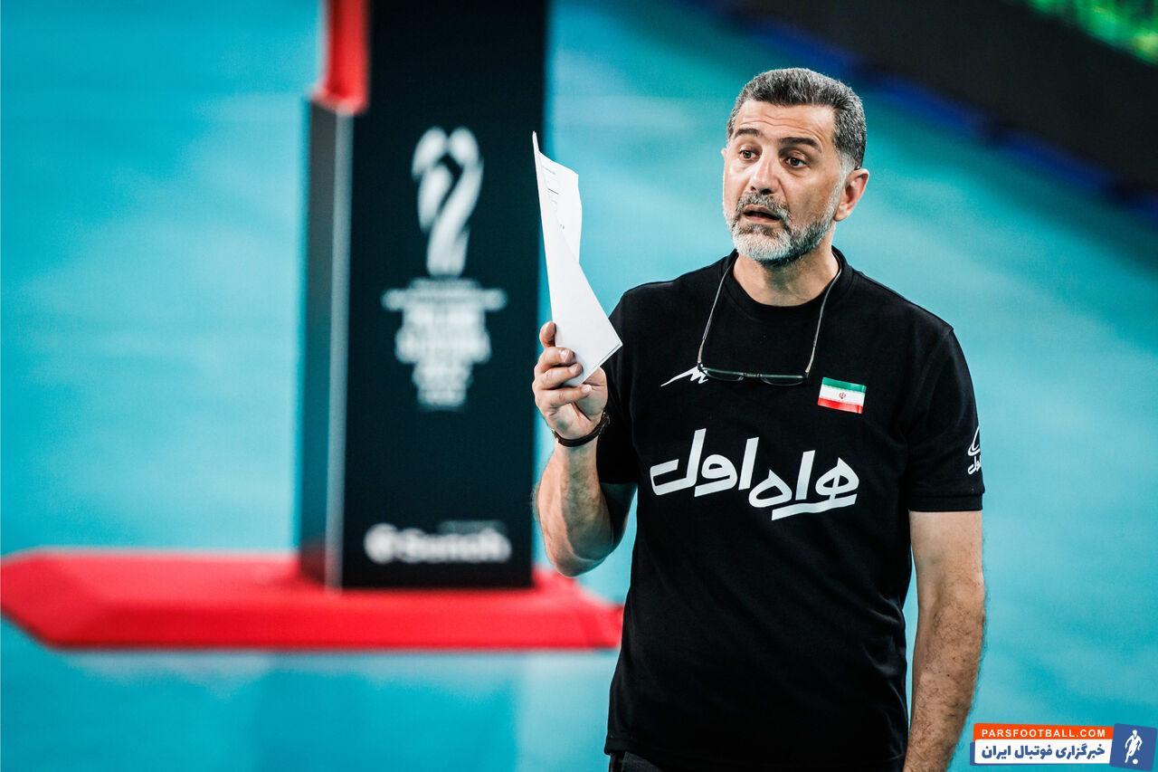بهروز عطایی سرمربی تیم ملی والیبال : تفاوت ما با هلند در توپهای برگشتی بود و به همین دلیل باختیم
