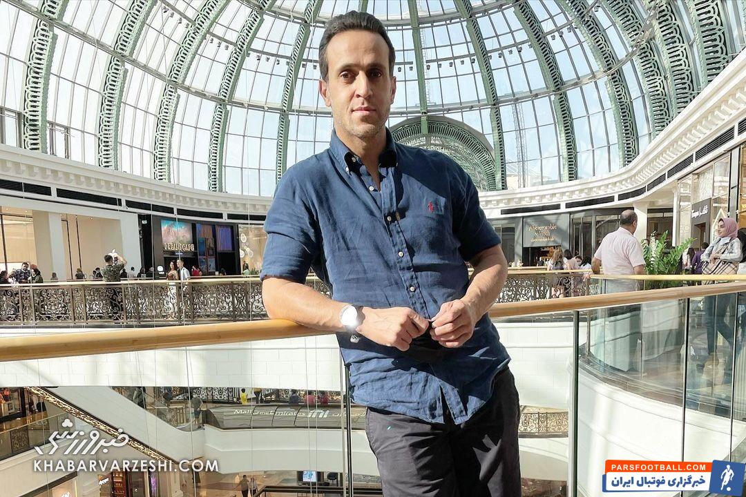 دیدار علی کریمی با مهرداد پولادی در امارات