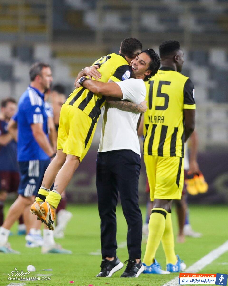 خوشحالی فرهاد مجیدی پس از اولین پیروزی فصل اتحاد کلباء