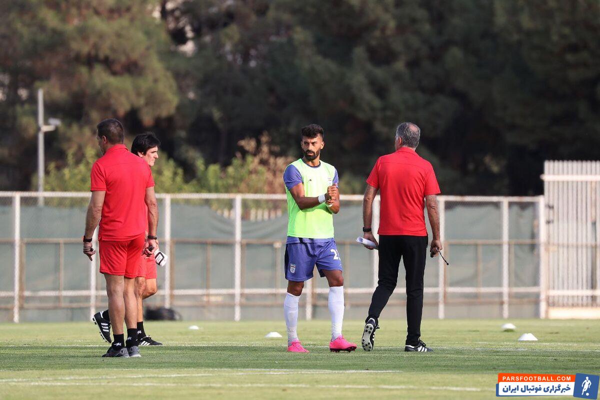 مخالفت کارلوس کی روش با پنالتی زدن رامین رضاییان وسط تمرین تیم ملی ایران