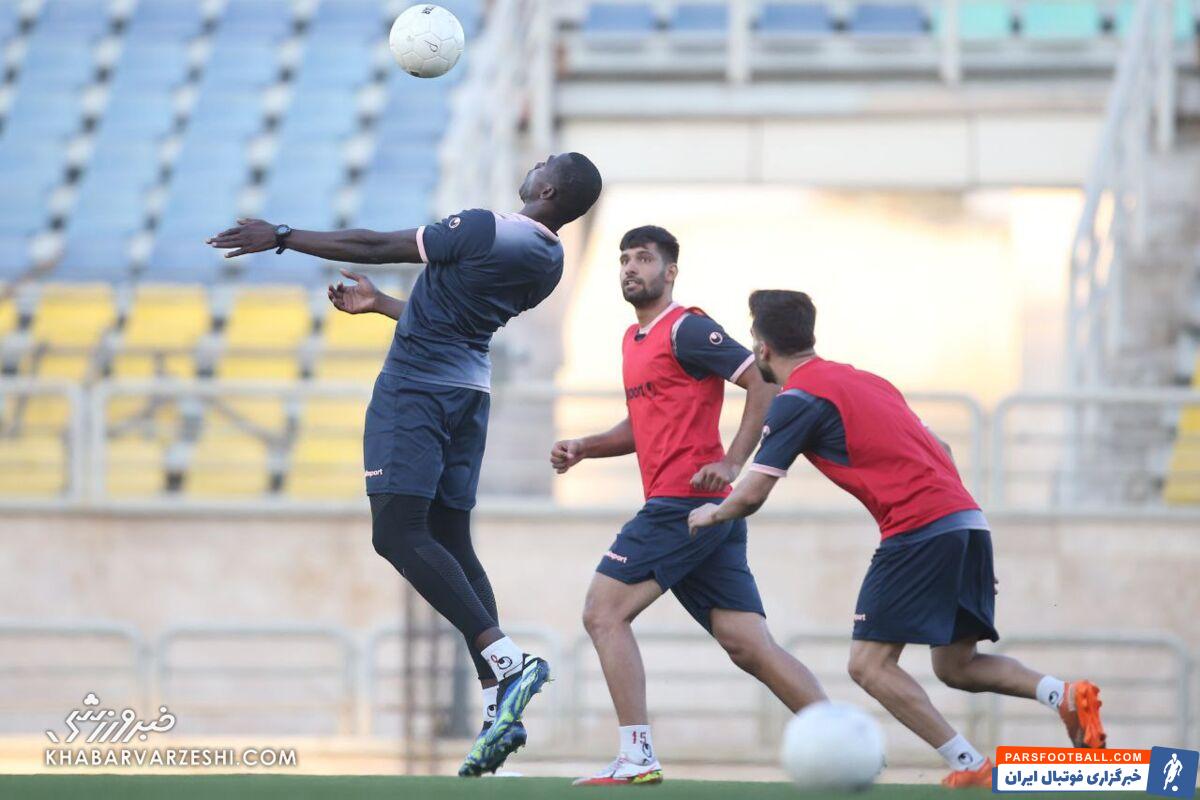 آمادگی شیخ دیاباته در تمرینات پرسپولیس برای حضور در ترکیب اصلی