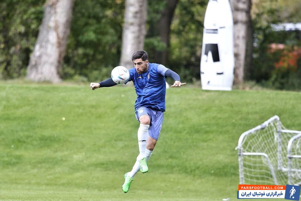 آمادگی بالای علیرضا جهانبخش در تمرینات تیم ملی