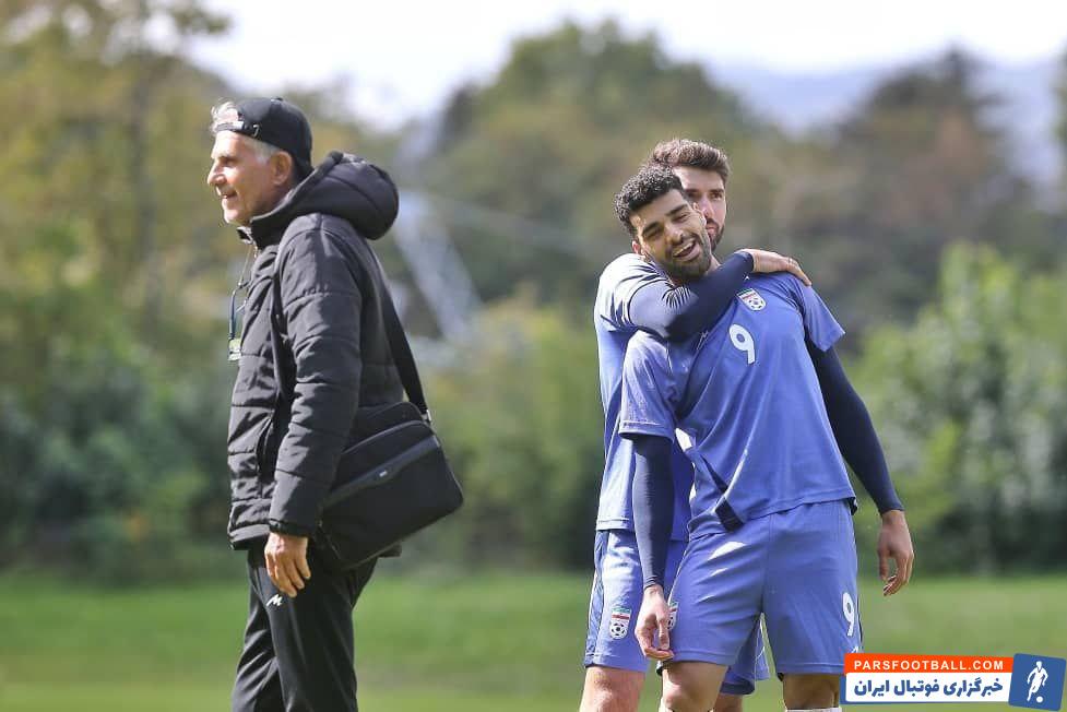 ضربات پنالتی موثر مهدی طارمی در تمرین روز گذشته تیم ملی