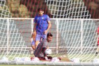 تمرینات سیدحسین حسینی در تیم ملی با شماره پیراهن 31