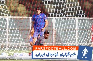 تمرینات سیدحسین حسینی در تیم ملی با شماره پیراهن 31