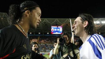 مسی و رونالدینیو