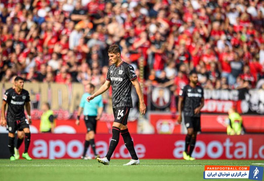 شکست 3 بر 2 بایرلورکوزن مقابل فرایبورگ در حضور 30 دقیقه ای سردار آزمون