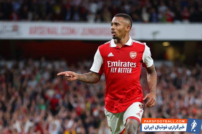 تاثیرگذاری گابریل ژسوس روی 6 گل آرسنال در 5 بازی نخست
