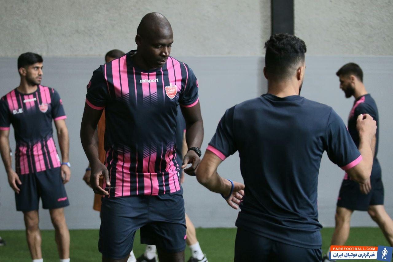 تمرین امروز پرسپولیس تحت الشعاع حضور شیخ دیاباته